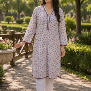 Daisy Mist Premium Lawn 2 Piece Stitched PL2-S-DM