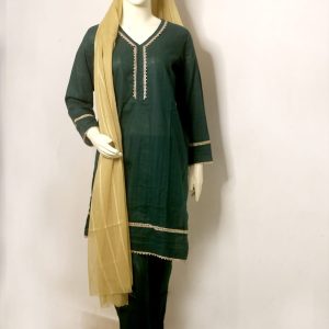 Emerald Green Pure Lawn 3-Piece Suit SLB-PLWN-EMR-3PC