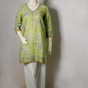 Lime Meadow 2-Piece Printed Lawn Suit SLB-LWN-GRN-2PC